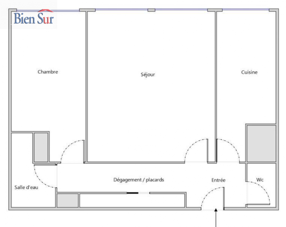 Vente Appartement  2 pices - 44.22m 75013 Paris