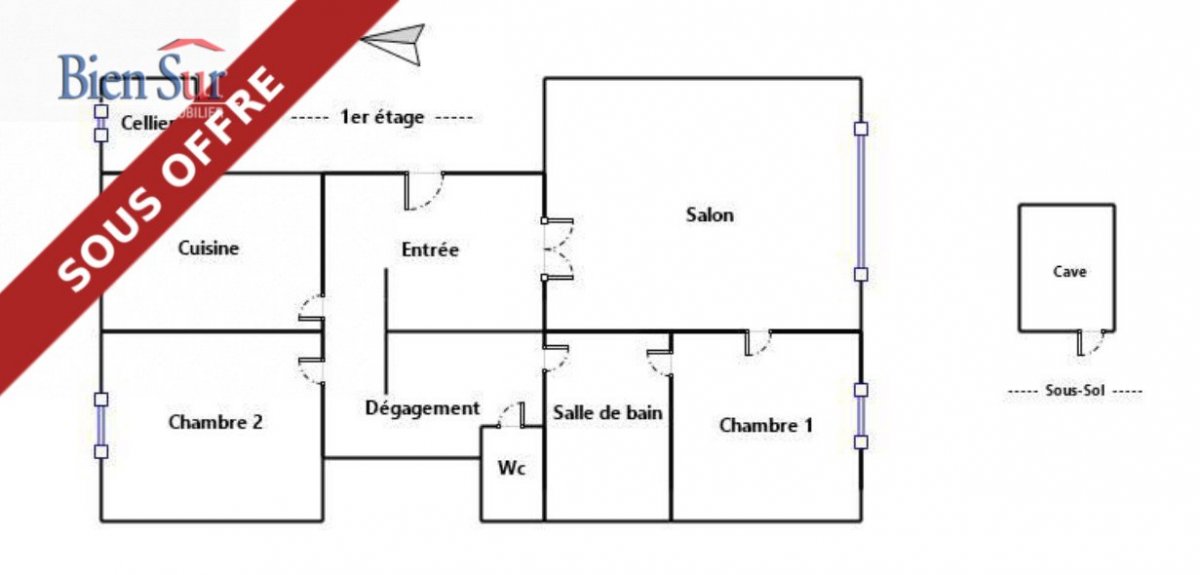 Vente Appartement  3 pices - 70.45m 75013 Paris